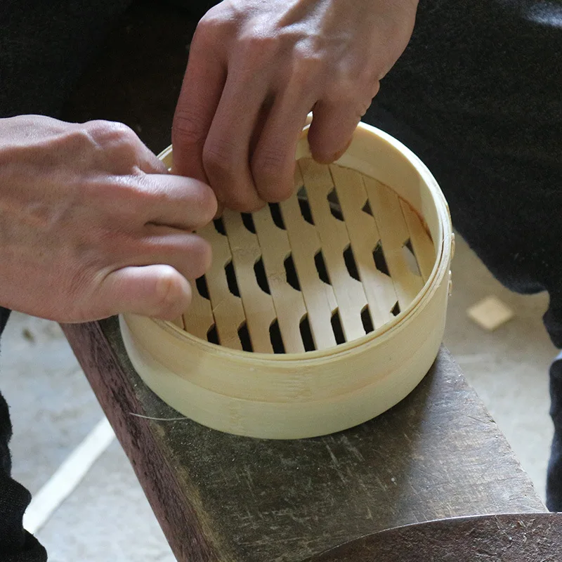 2022 wholesale chinese bamboo steamer basket