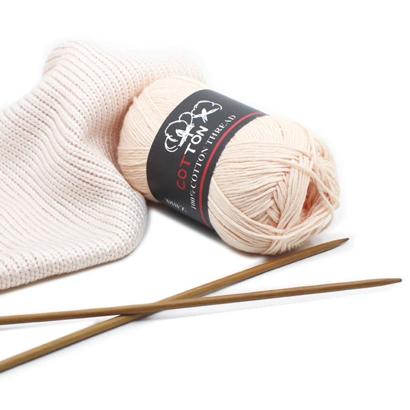 Hot Sale Knitting Yarn Pure Cotton Yarn For Baby Sweater And Clothes 100% Cotton Yarn For Hand Knitting