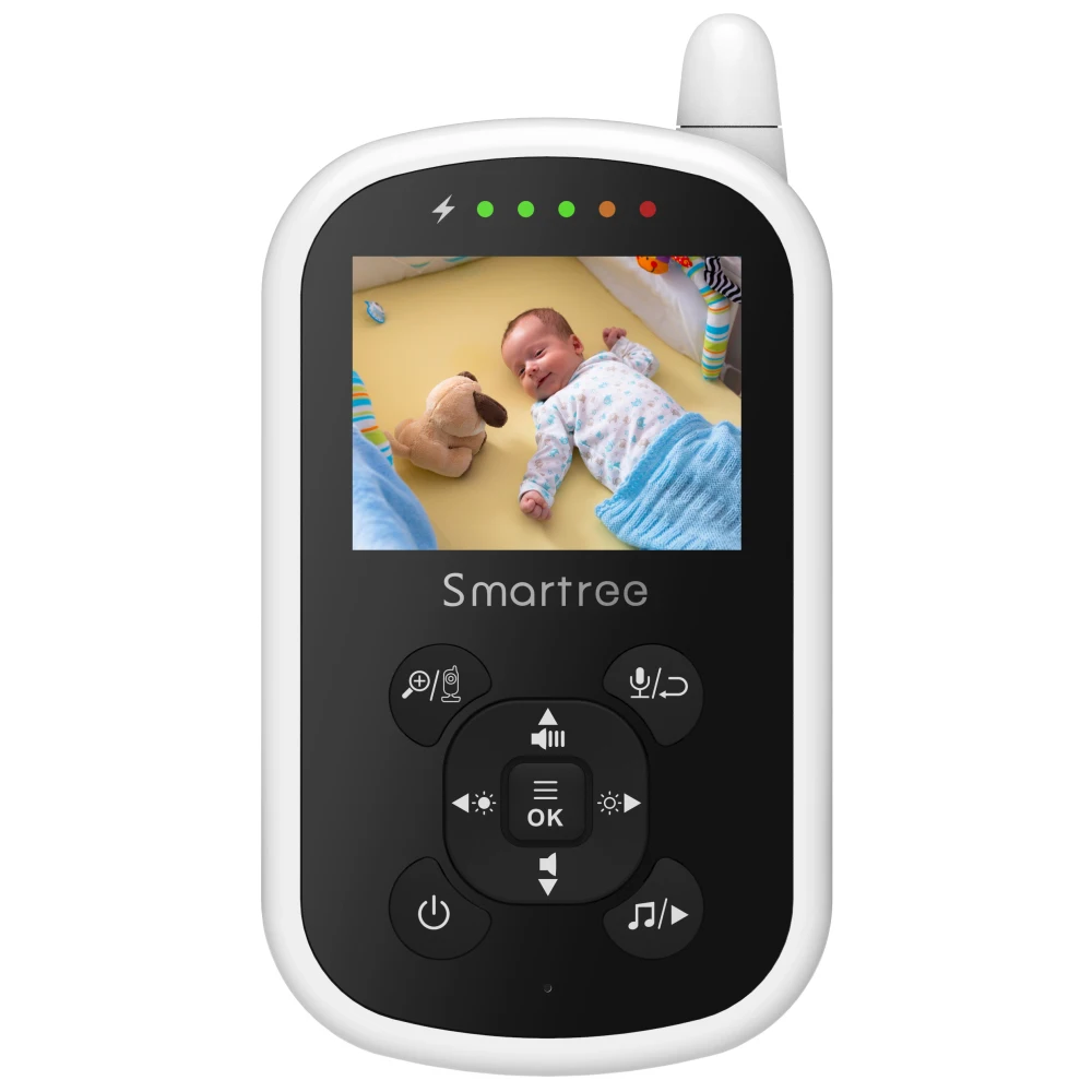 Flexible Digital Audio Baby Monitor Child Cry 2.4 Inch 950 mAH Li-ion Video Night Vision Infant Optics Temperature Baby Monitor