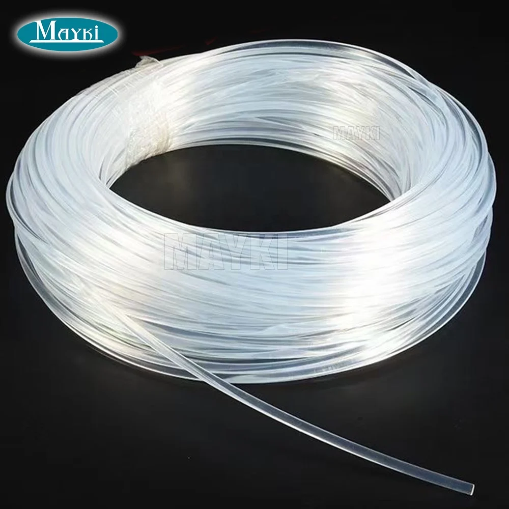 1.5mm to 14mm side spot glow fiber optic light cable for pool car indoor using