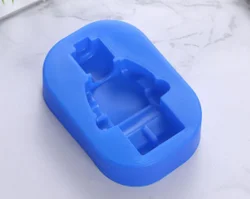 Most Popular In 2022 DIY 5 Even Chocolate Fondant Ice Making 3D Robot Chocolate Silicone Molds