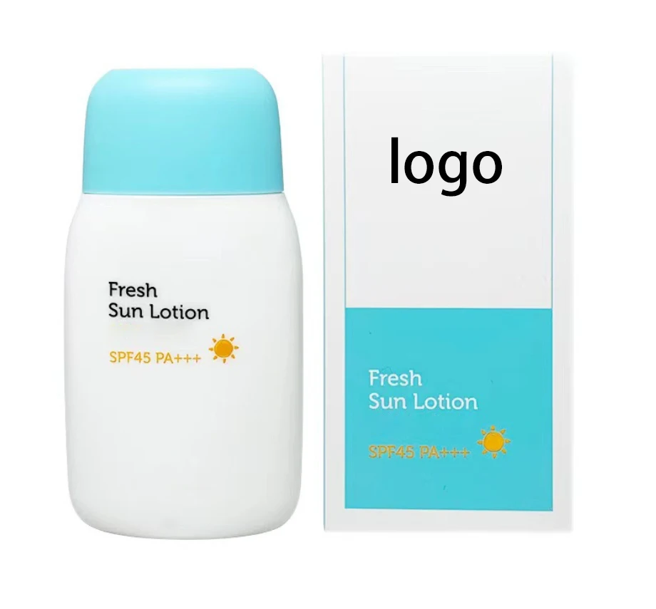 Собственная торговая марка OEM SPF 50 солнцезащитный лосьон минерал UVA/UVB защита лица и тела для ребенка