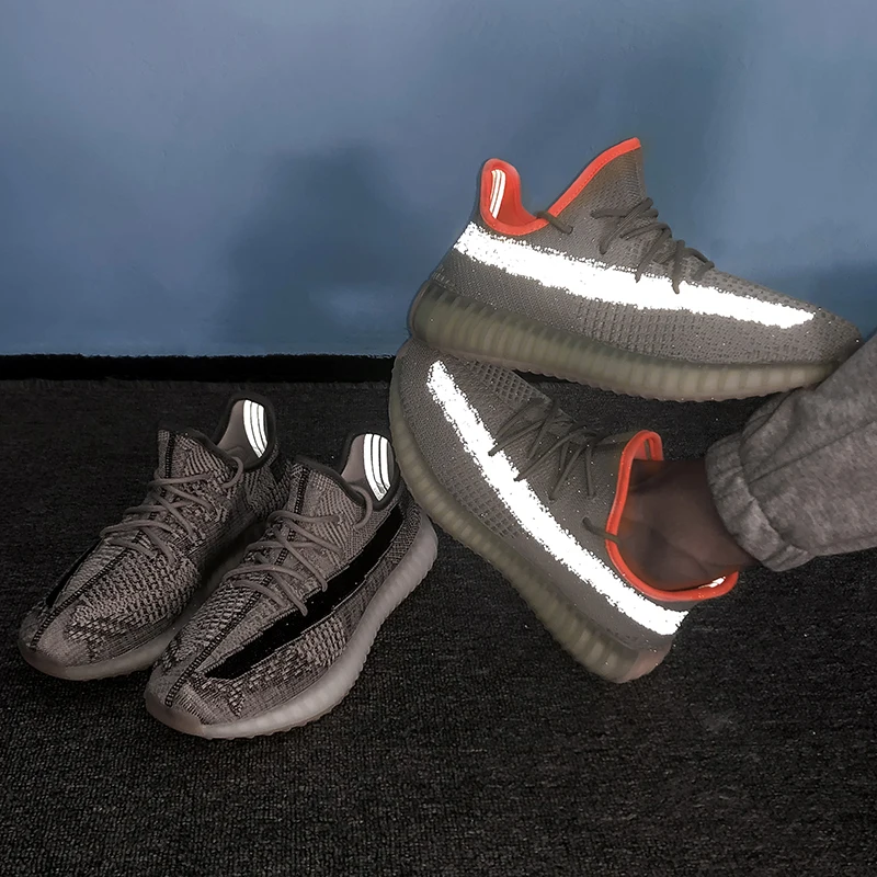  2021 оригинальное качество брендовый логотип под заказ Зебра Yeezy 350 V2 Стиль Мужские Женские повседневные кроссовки спортивная
