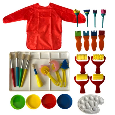 
High quality art paint brush DIY kids set for painting 