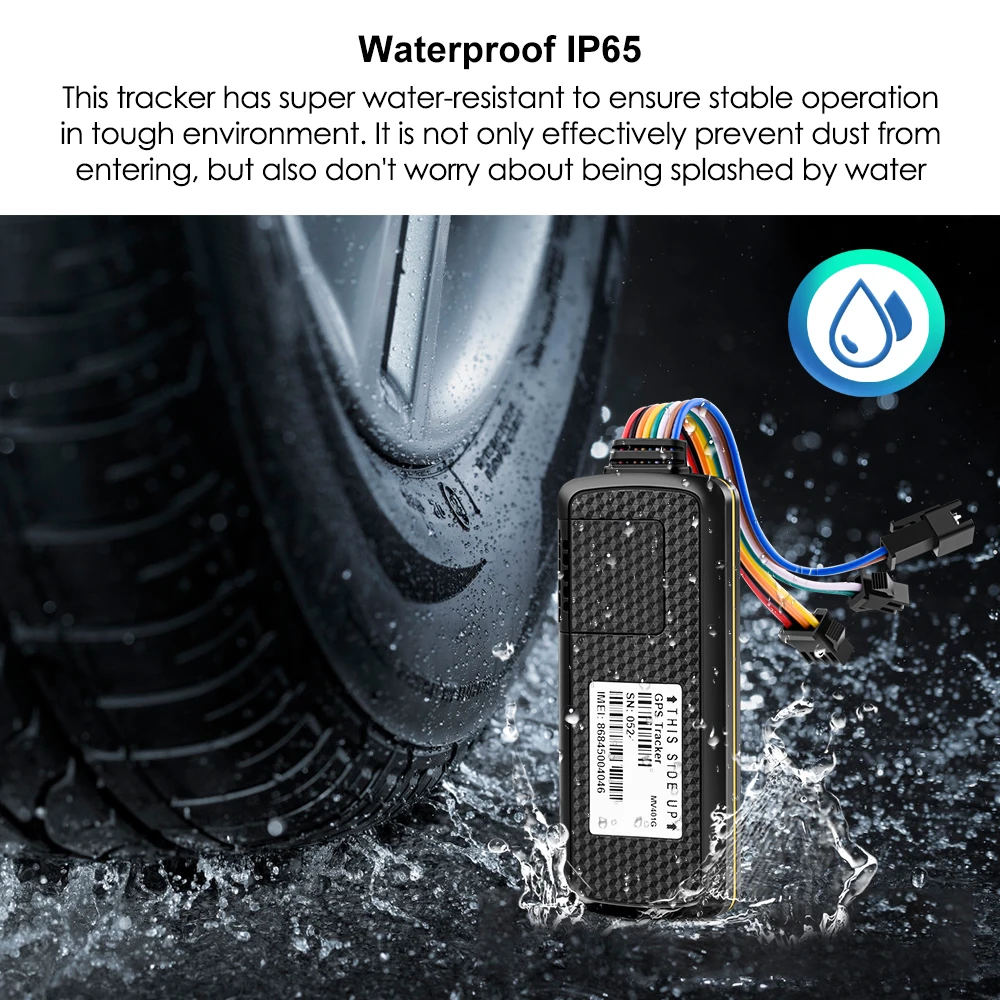 4G Vehicle GPS Locator MiCODUS MV401G Waterproof Wired Tracking Device System Remote Engine Cutting Off Car Gps Tracker
