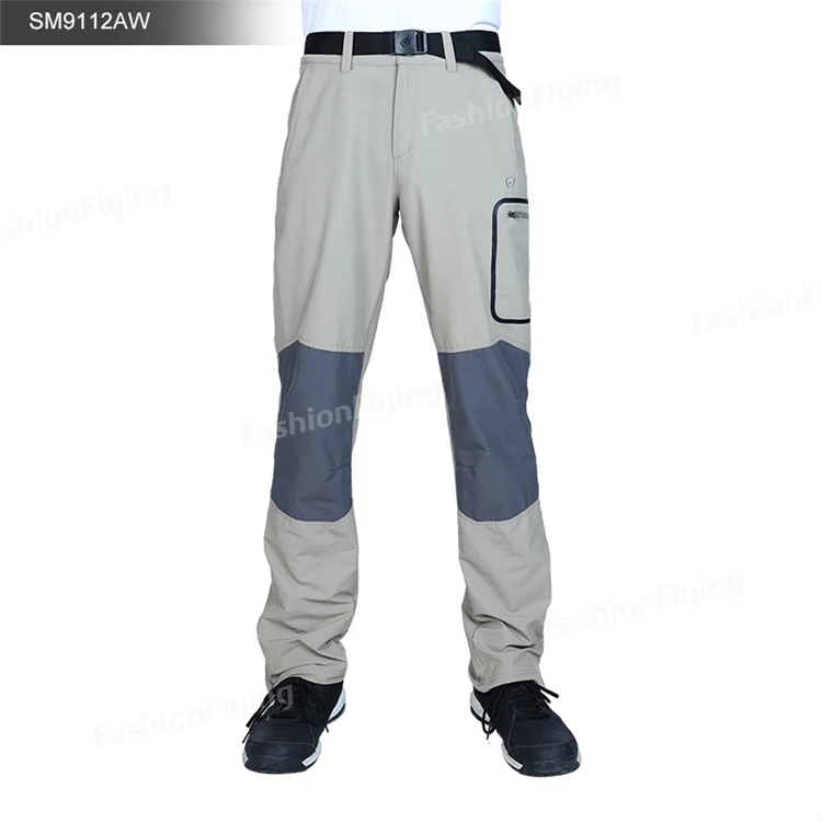 Outdoor Hiking Quick Dry Strechy Sweat Pants Breathable UV-resistant Trousers Mens Pants