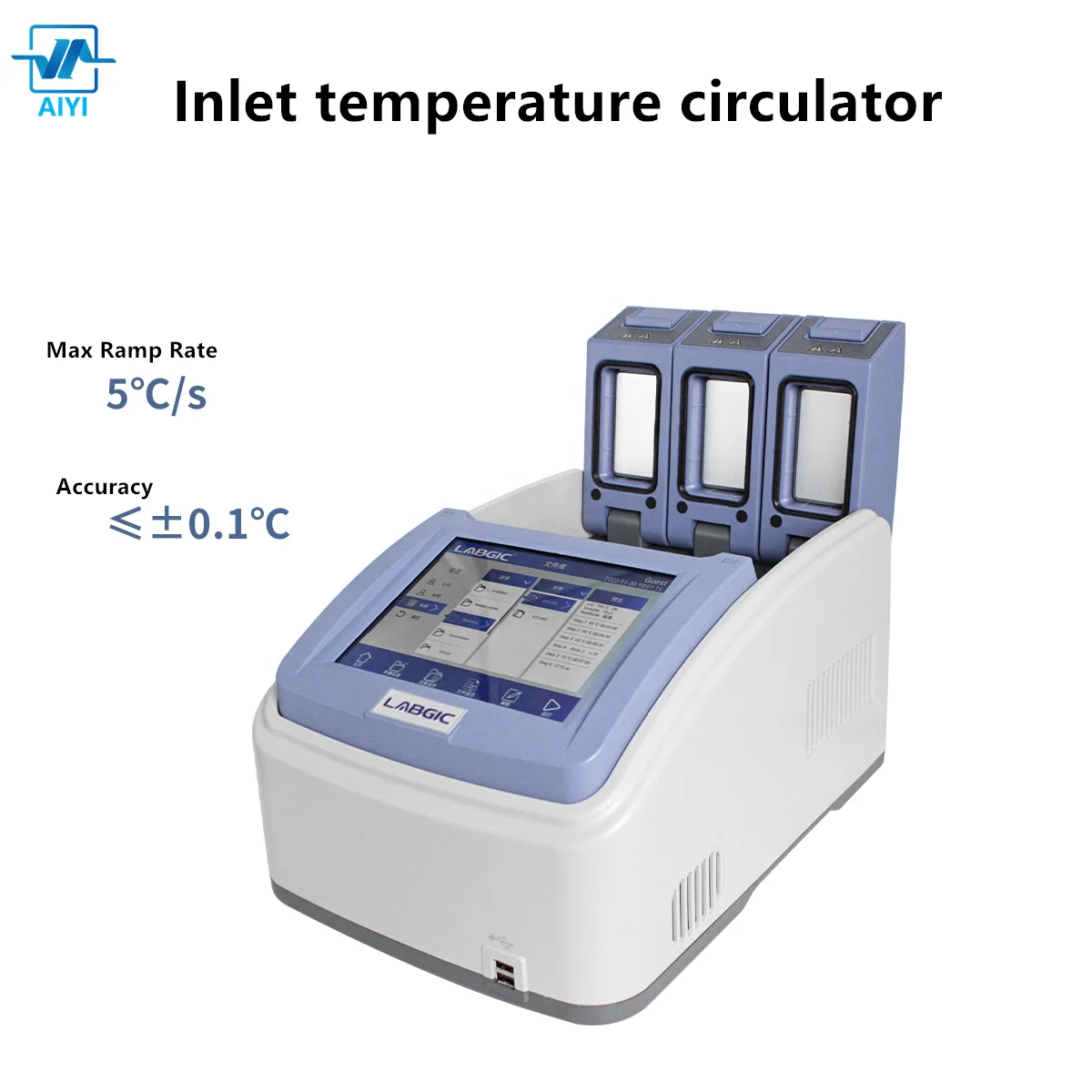 96 wells*0.1ml  channels Real Time PCR System RT  Laboratory Equipment For Chemical Lab test triple Gene amplification apparatus