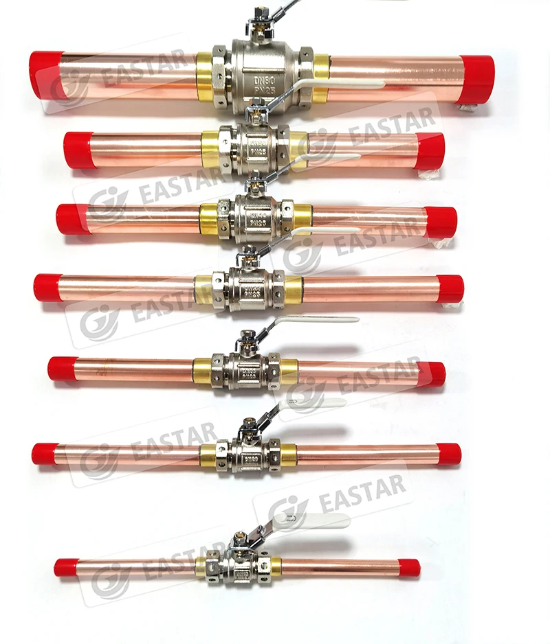 China Factory OEM En13348 2 piece Brass Medical Oxygen Gas Line Valve with Extensions