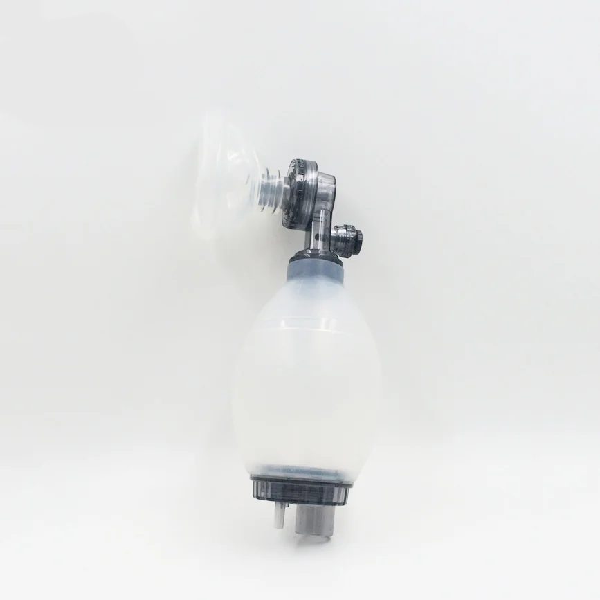 Silicone Manual Custom Pvc Adult Resuscitator Oxygen Reservoir Ambu Bag