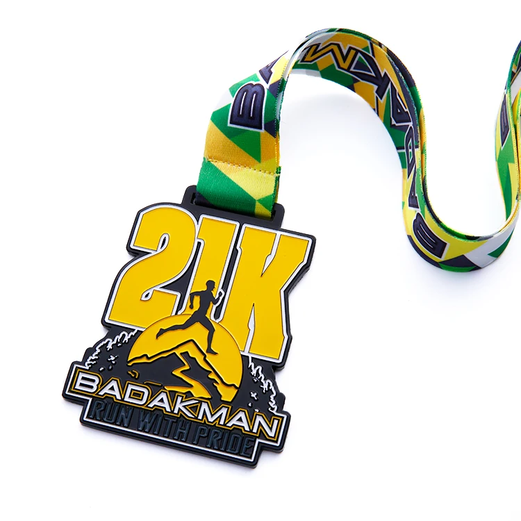 Design Your Own Iron Zinc Alloy Metal Logo Running Marathon Custom Medals Sports Finisher Award Medal For Souvenir