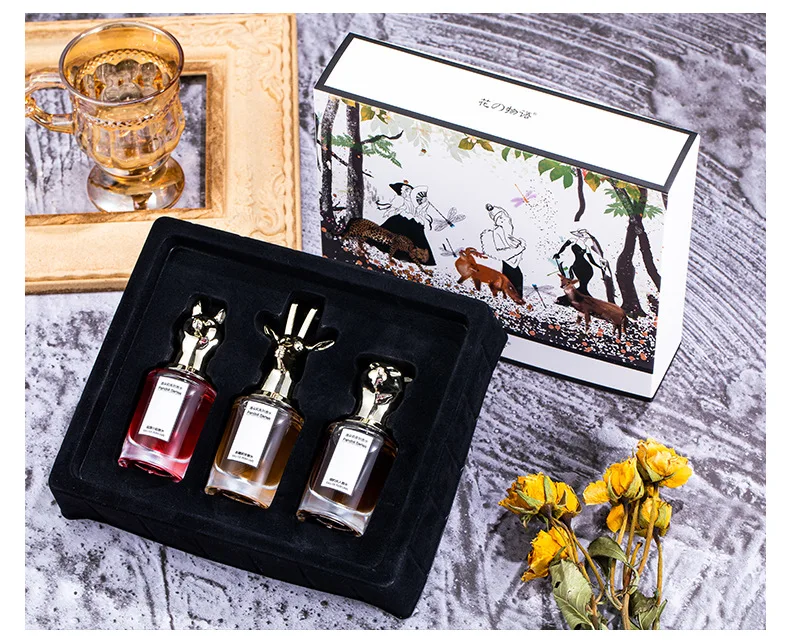 High Quality Fashion Personality Creative Unisex Perfume Lasting Aromatic Quality Perfume Ladies Luxury Custom Perfume Set