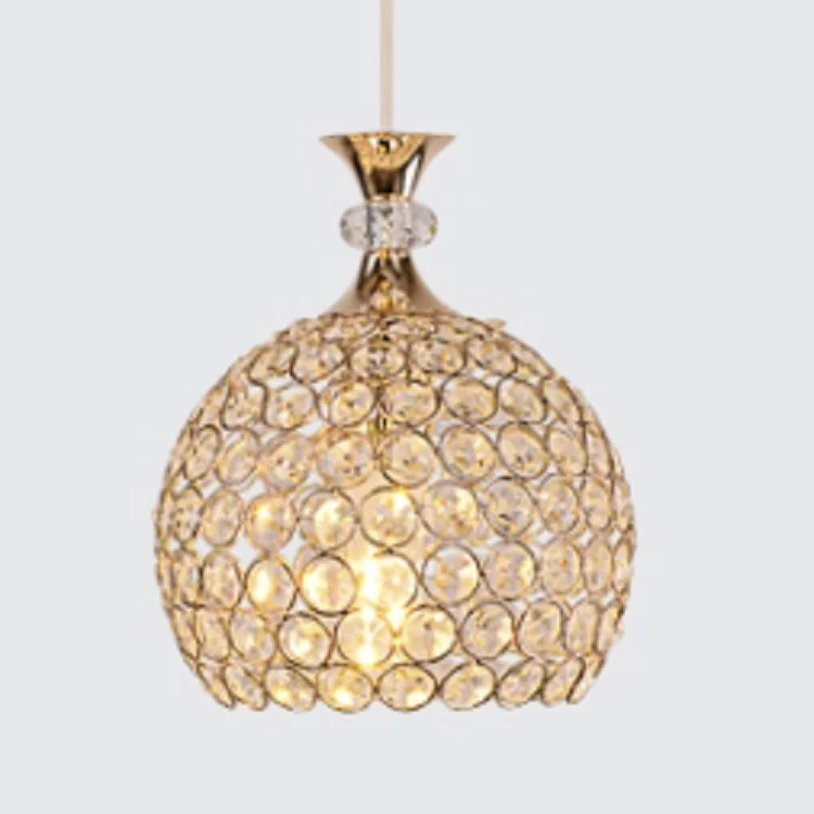 Vintage Handmade Craft Glass Hanging Lights Modern Chandelier Crystal Lights Luxury