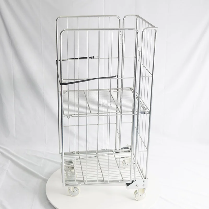 Manufactory Direct Logistic Trolley Cage Trolleys For Transport Roll Cgae
