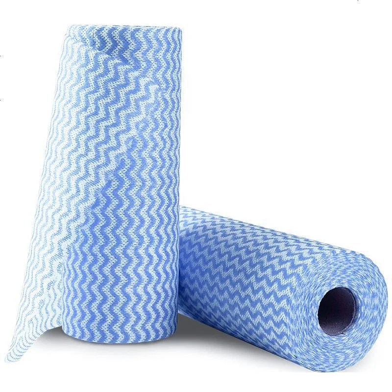 Disposable Cleaning Cloths Reusable Kkitchen Cleaning Nonwoven Wipes Roll All Purpose Cloths