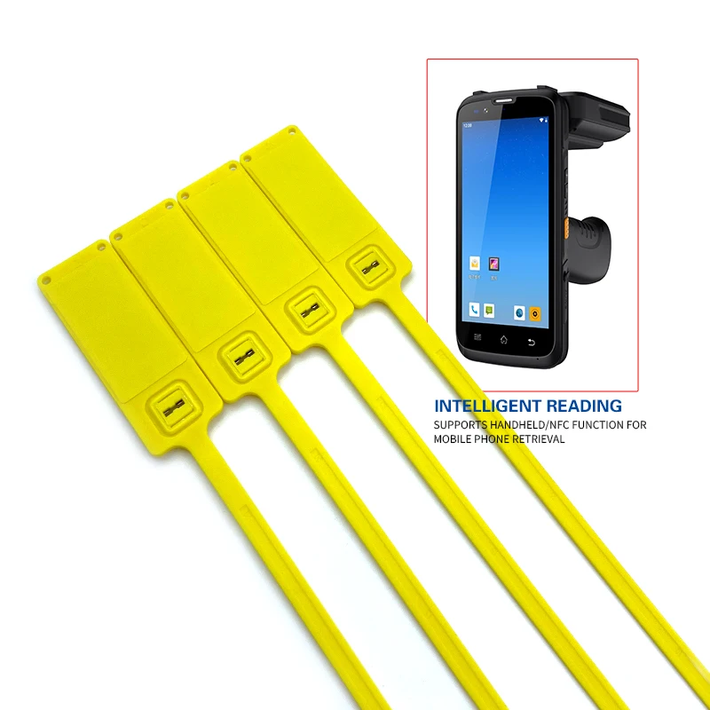 High Security RFID Plastic Seal Tamper Seals Numberd Zip Ties Disposable Rfid Security Seal