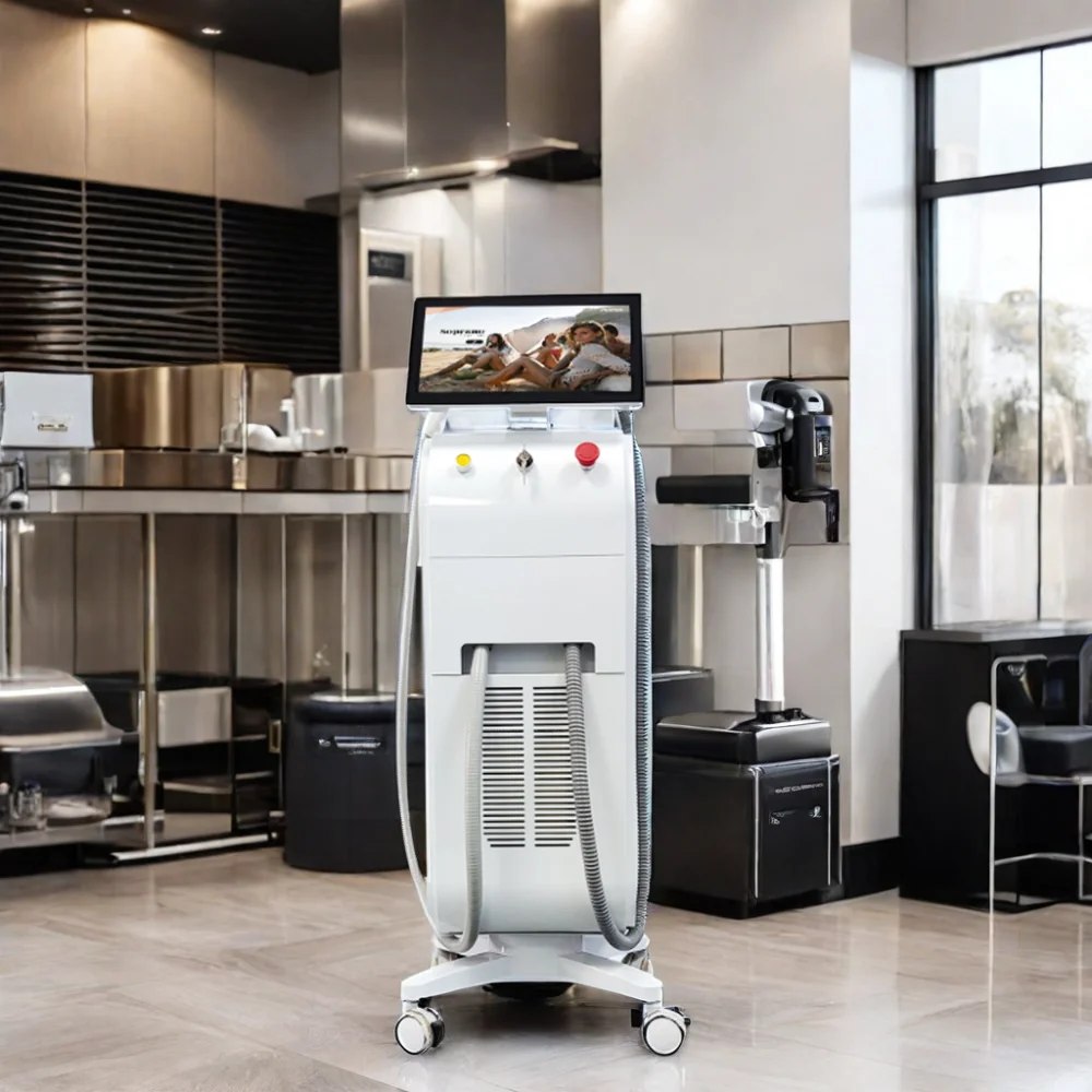 2024 Best Selling 4 Wavelength 780/808/940/1064nm Diode Laser Hair Removal and Whitening and Skin Rejuvenation Beauty Machine