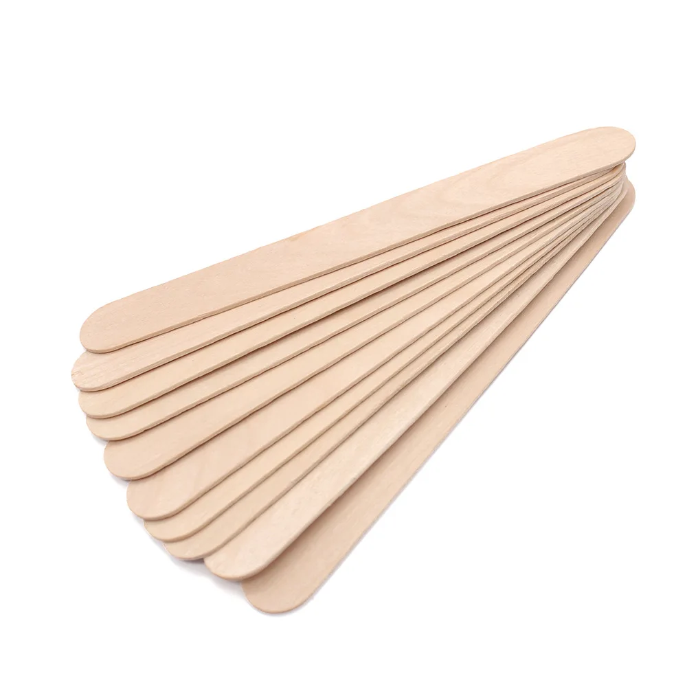Disposable Wooden Waxing Wax Spatulas Spatula Tongue Depressor Hair Removal Stick Wax Medical Stick Beauty Health