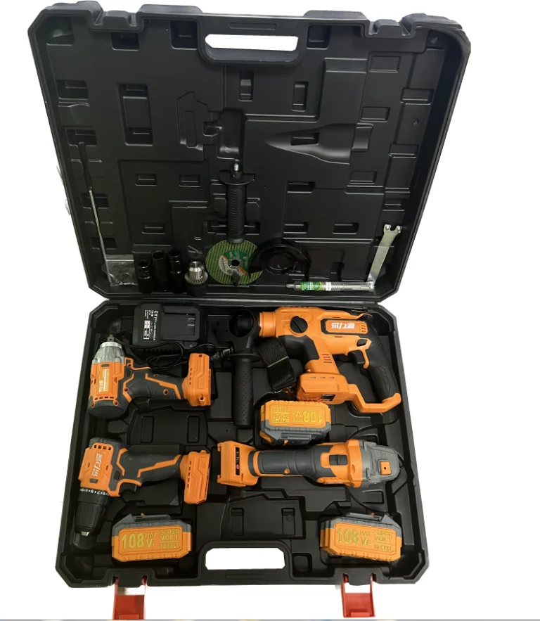 Cordless Brushless Wrench Angle Grinder Electric Hammer Drill Combination Power Multi Tool Kit Electric Tools