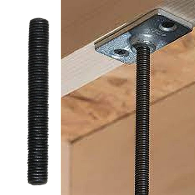 Threaded rod ASTM A193 stud Zinc Plated B7 Stud Bolt with ASTM A194 2H heavy nut