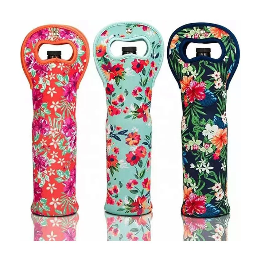 Новейший продукт, недорогая сумка-холодильник для вина из нетканого материала, большая Неопреновая изолированная сумка для охлаждения вина