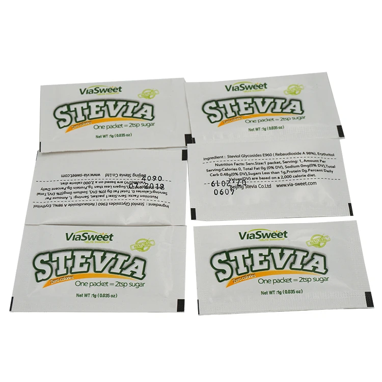  Высококачественный подсластитель stevia packet/Саше оптом для кофе или