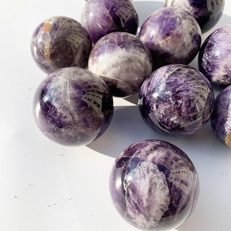 Wholesale Healing Stones And Crystals Natural Dream Amethyst Sphere