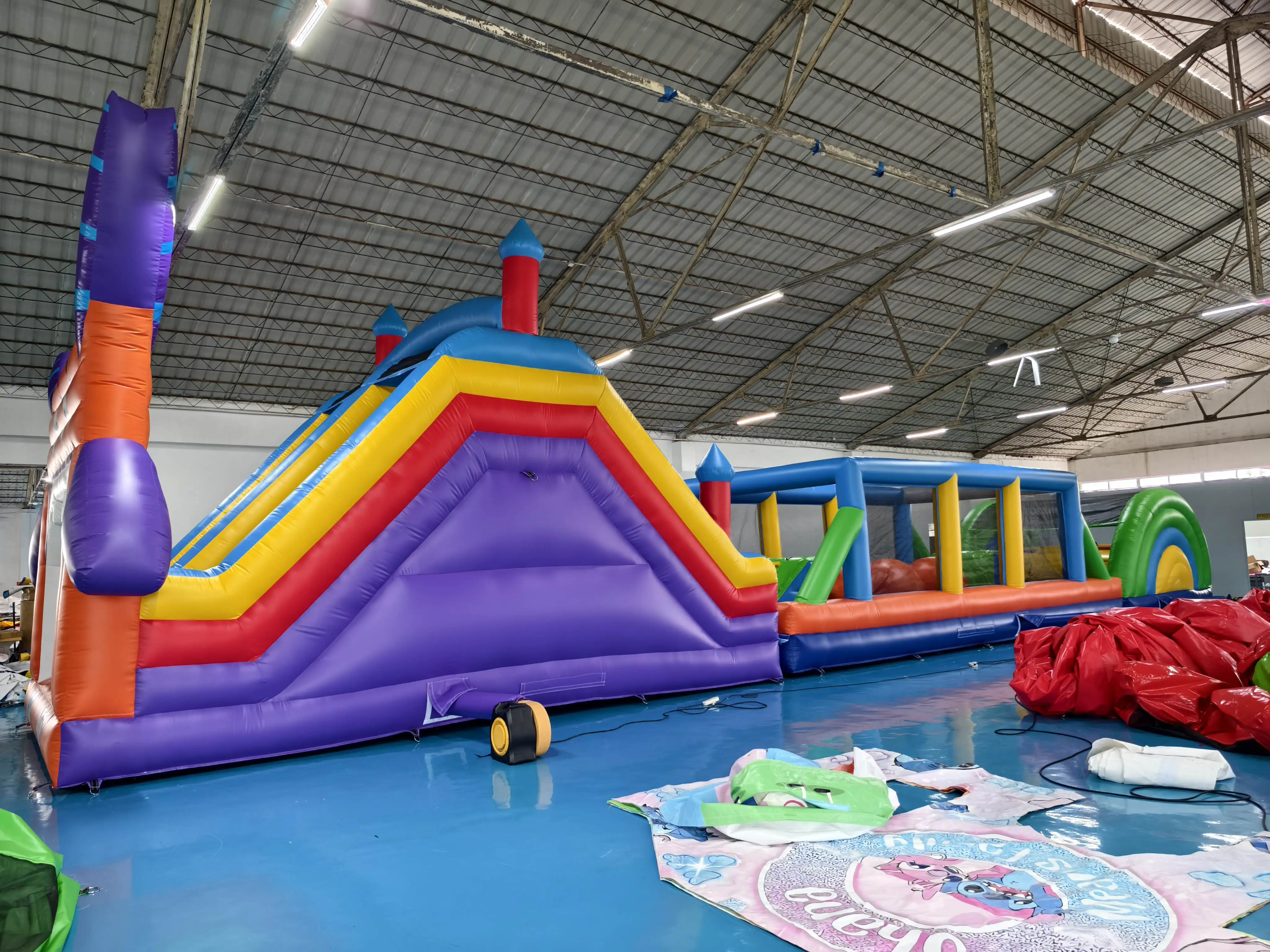 High Quality Customizable Outdoor inflatable games inflatable obstacle course for adults inflatable paintball obstacles for kid