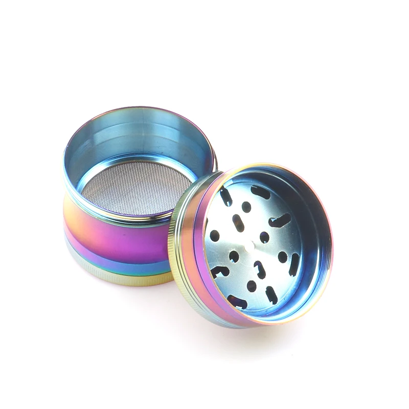 Cross-border new product with rainbow 63mm metal animal grinder  frog tobacco grinder animal grinder