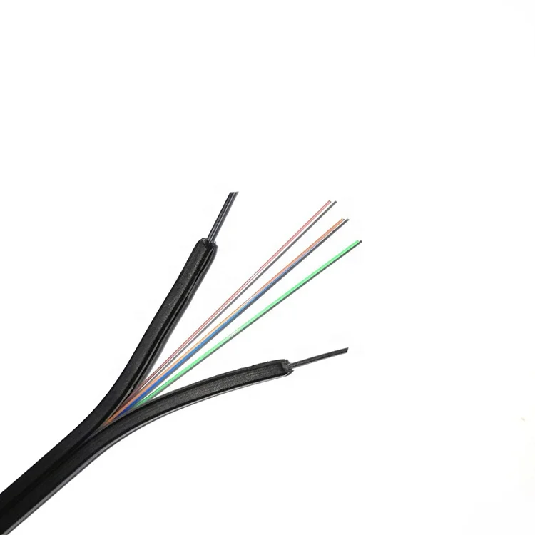FTTH Low Bend 4 Core G.652D FRP LSZH Low Bend Drop Fibre Optic Cable