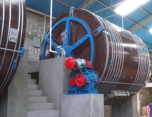 Деревянный кожевенный барабан, Лимин, загара для кожу дубления