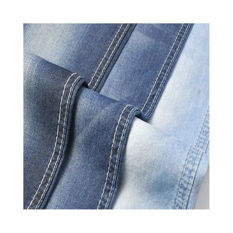 Quality Cotton Twill stretch denim jeans fabric stock lot demin fabric
