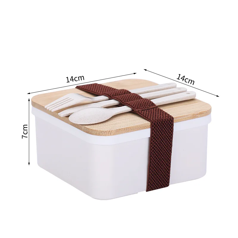 Eco friendly 2 compartment leakproof salad food container bpa free microwave tiffin japanese bento lunch box for office/adults