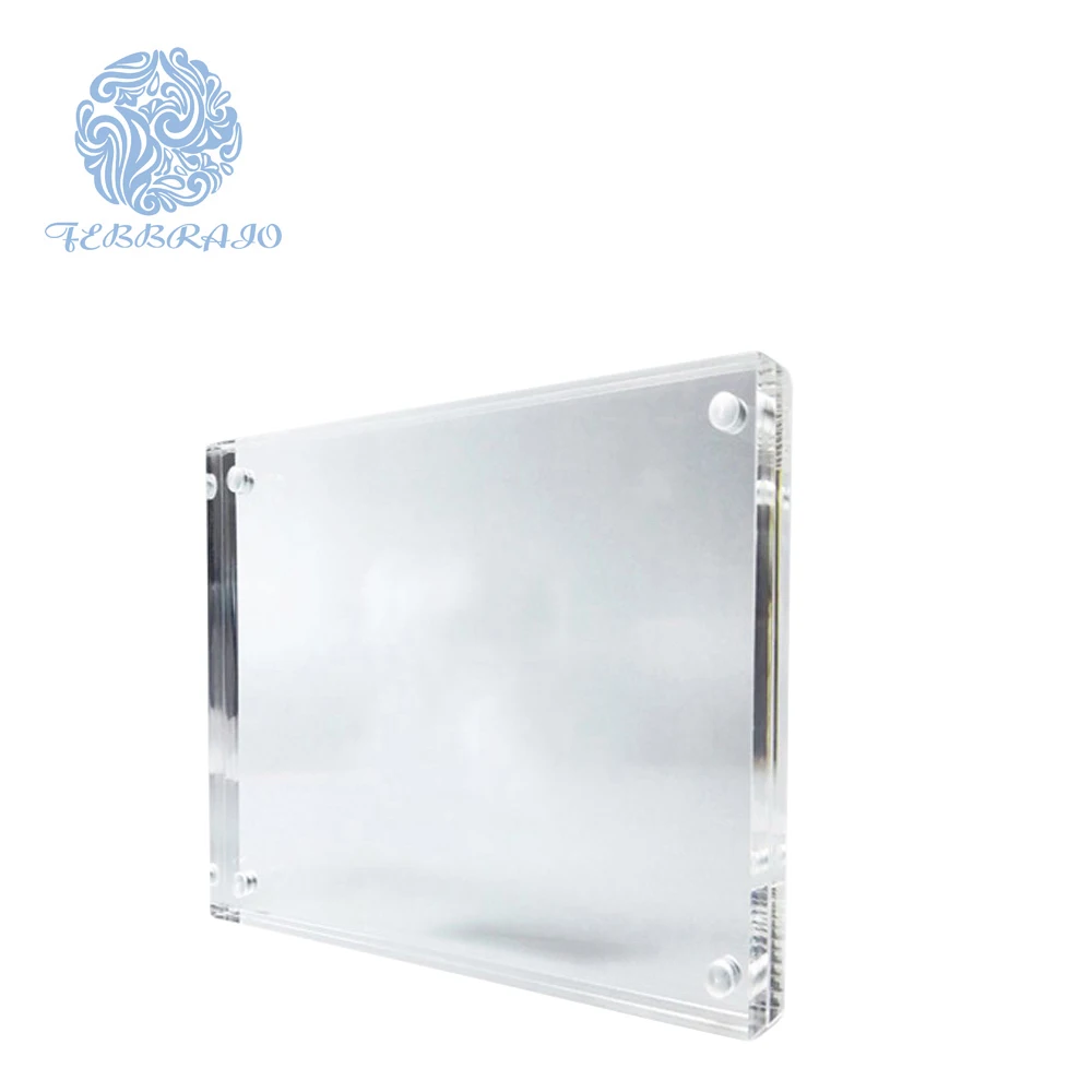 Прозрачная магнитная рамка для фотографий fujifilm instax mini пленка холодильника и