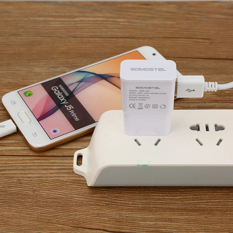 SOMOSTEL S6 S8 S10 S20 Quick Charge Fast Charger Travel Wall Usb Adapter 9v 5v/2a Cargador For Samsung V8