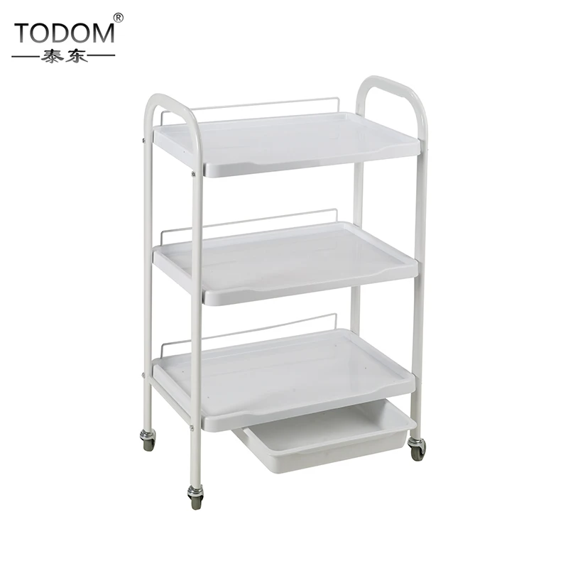Wholesale custom facial furniture furniture spa white hairdressing cart beauty hair salon trolley