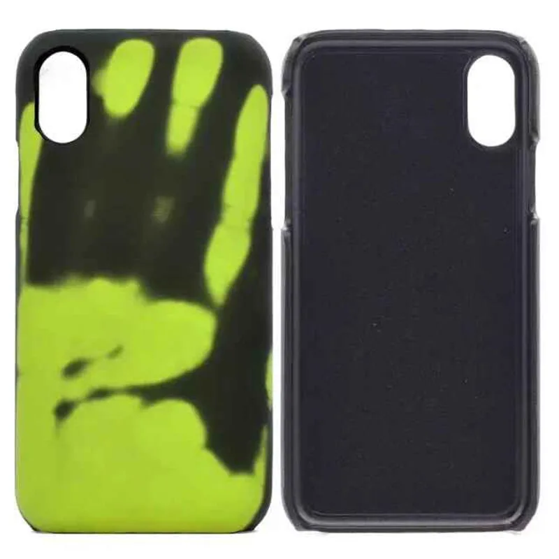 Heat Sensor pc Hard Cover for iphone x xs, for iphone thermal phone case