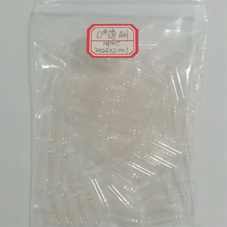 Wholesale Price 0 Size Colorful Bulk Hard Empty Vegan Gelatine Capsules