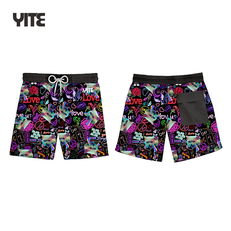 Best Selling Kids Swim Surf Blank Board Shorts Casual Breathable Pockets Swimwear OEM