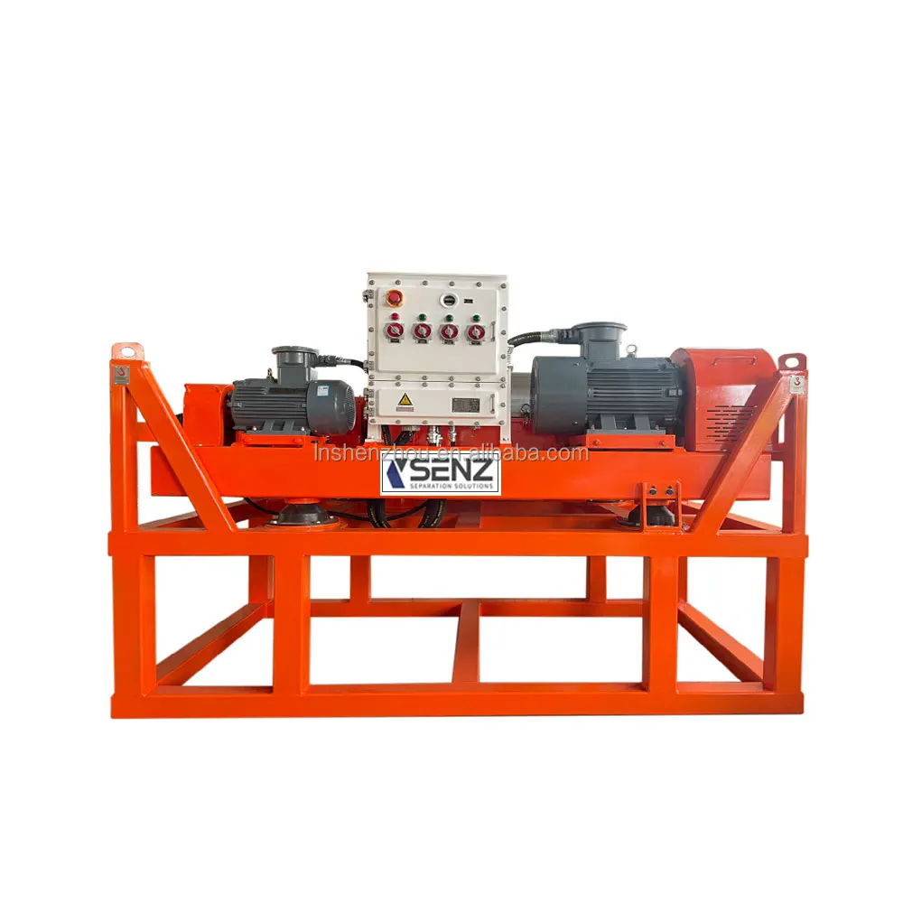 Food Grade Horizontal Settlement Type Dairy Coconut Milk Oil Separation Decanter Centrifuge Separator