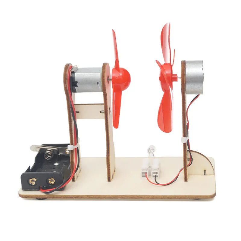 STEM toy DIY 3D wooden wind power generation Physical Learning Toy Science Experiments Kits,STEM toy Learning Sets