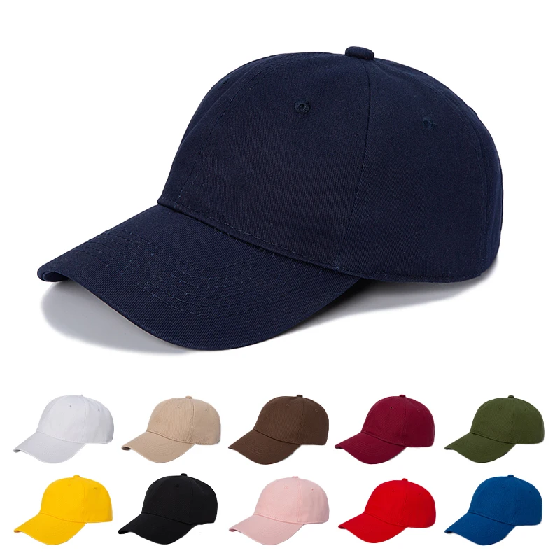 Wholesale popular mens sports cap cotton Adjustable Blank Gorras Plain fitted trucker hat baseball cap in good sale