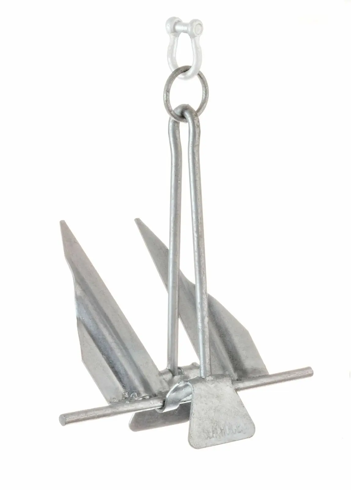 Boat Marine 316 Stainless Steel Folding  Bruce Plough Danforth Type Anchor Grapnel From Isure Marine Made In China