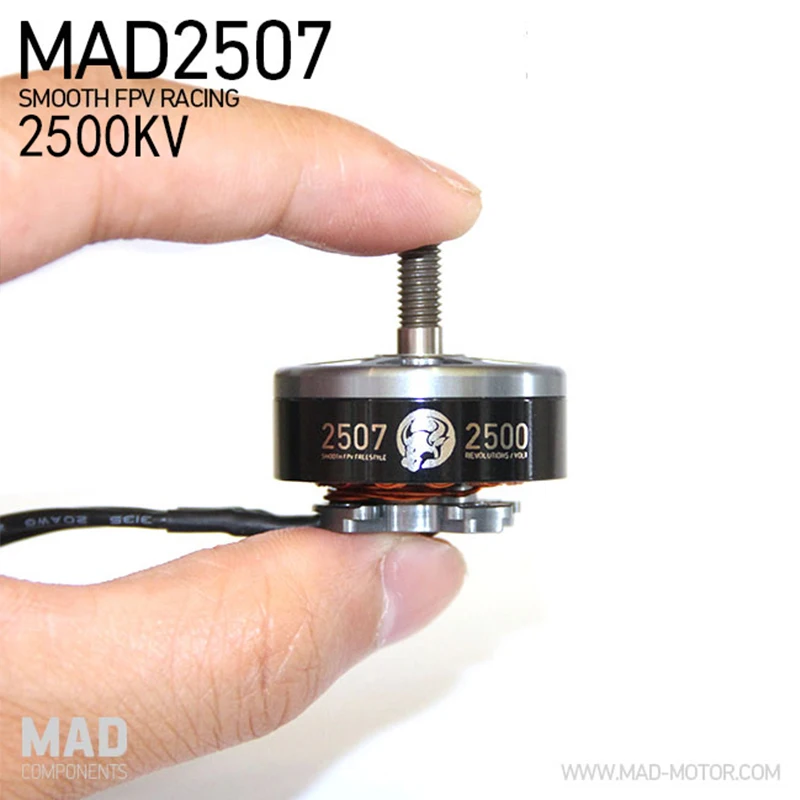 MAD 2507 FPV racing mini brushless motor multicopter dc drone motor for quadcopter airplane