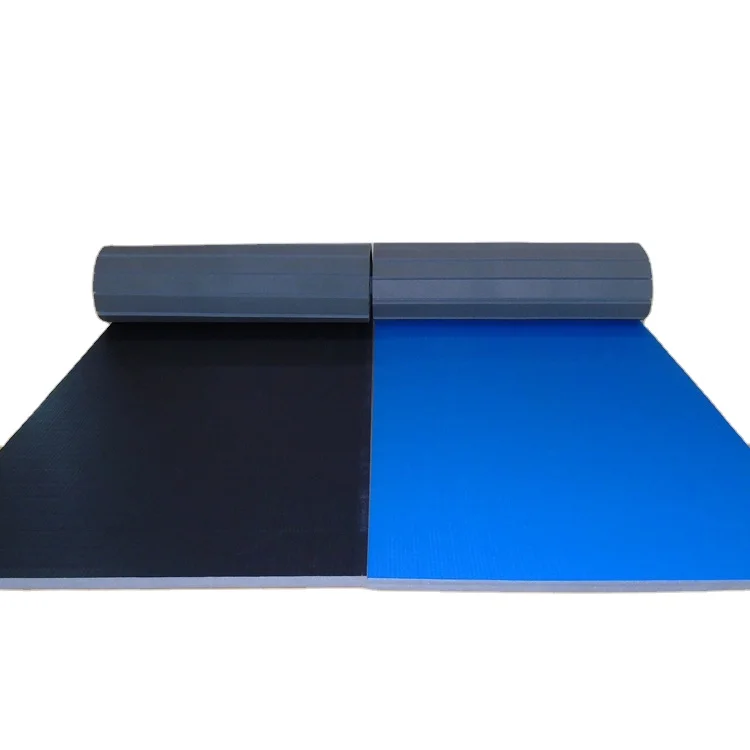 Customized Logo BJJ PVC XPE Foam Roll Out Mats Judo Jiu-jitsu Tatami Mat for Martial Arts