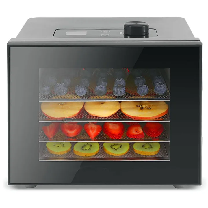 Food Dehydrator Temperature Control 5 Stainless Steel Trays Dryer Machine