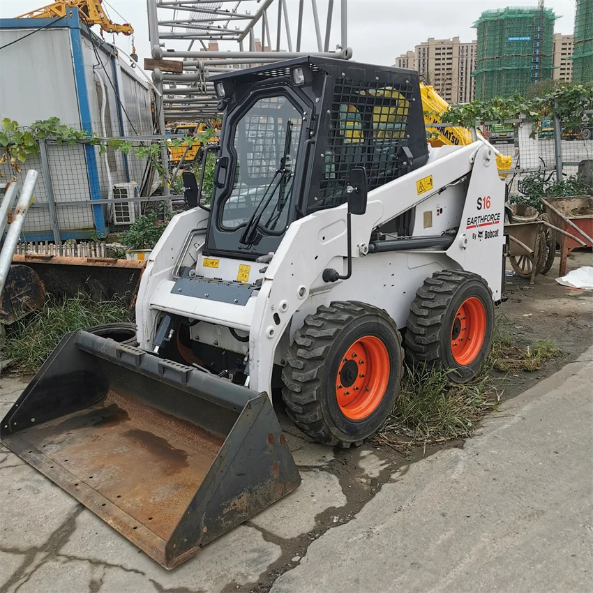 Погрузчик с бортовым поворотом Bobcat S16 по низкой цене лидер продаж в Шанхае