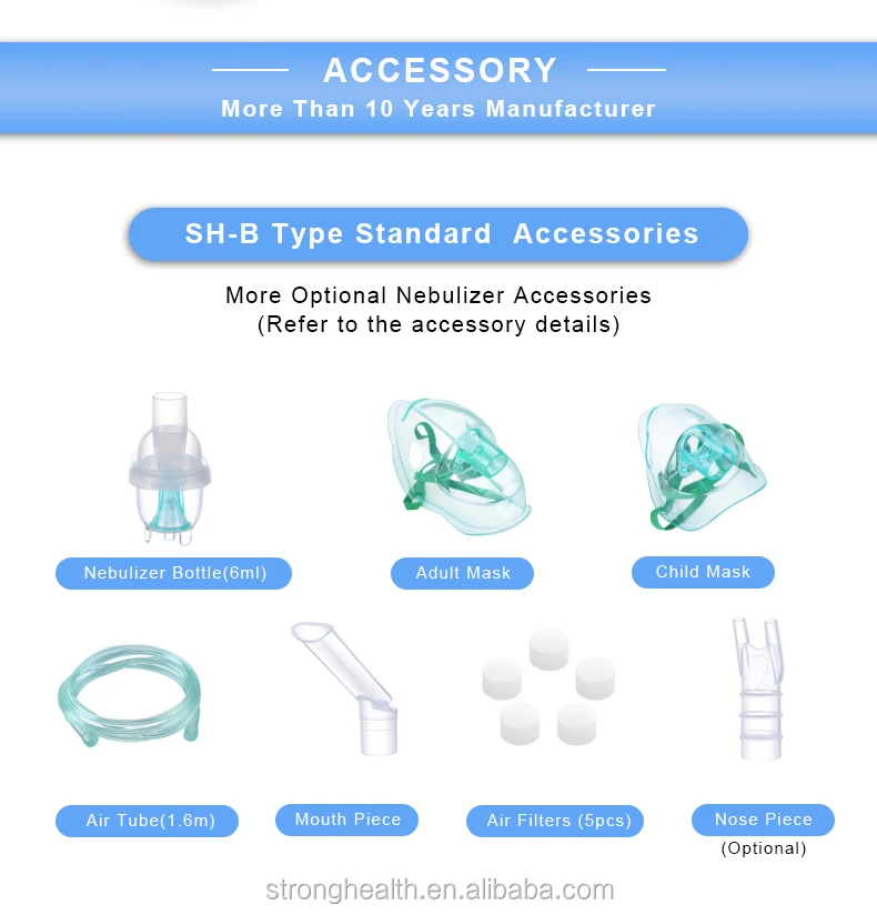 Nebulizer Compressor Nebulize Inhaler Home and Hospital Use Nebulizer Atomizer