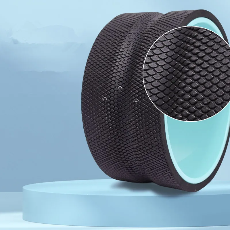 3-Piece Set Yoga Wheel for Back Pain Relief Custom Logo Wheel+Foam Roller Made of EVA TPE ABS Materials