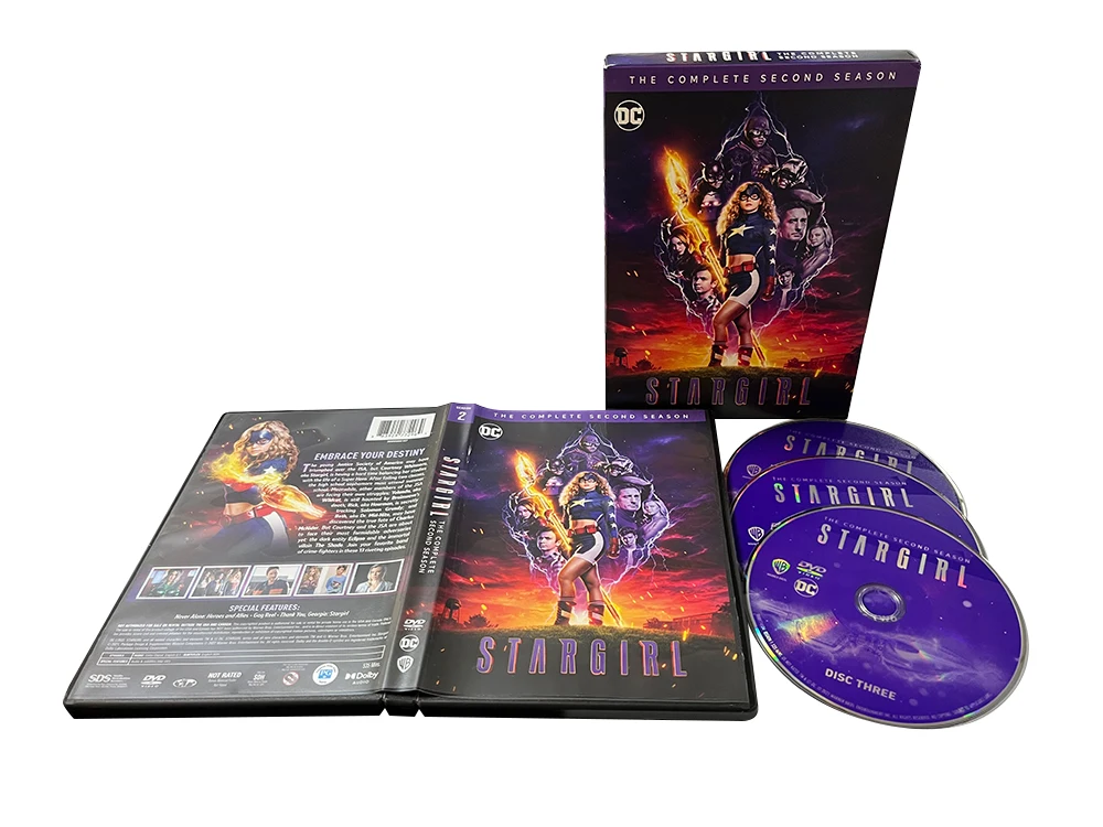 Stargirl Сезон 2 3 диска 2022 новый выпуск 1 dvd фильмы Полный ТВ сериал оптом комплект dvd коробка оптовая продажа поставка с завода