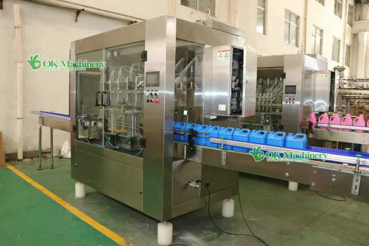 Auto stainless steel oil filling machine sunflower oil packing machine